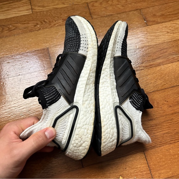 Womens Black Adidas Boost Shoes - Picture 7 of 9